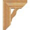 Ekena Millwork Funston Slat Rough Sawn Bracket w/ Offset Brace, Western Red Cedar, 8"W x 18"D x 22"H BKT0806X18X22FST06RWR - alternate 3